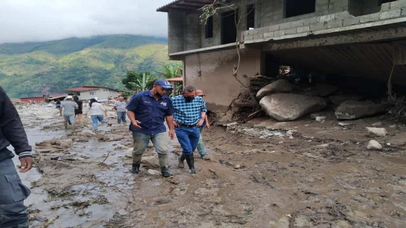 Localidades merideñas son atendidas ante emergencia por lluvias Venezuela