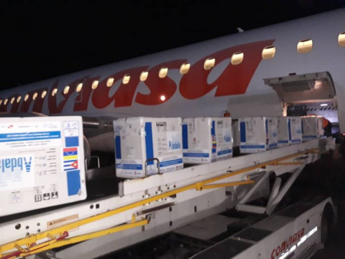 Llegaron a Venezuela 900 mil dosis de la vacuna Abdala Latinoamérica
