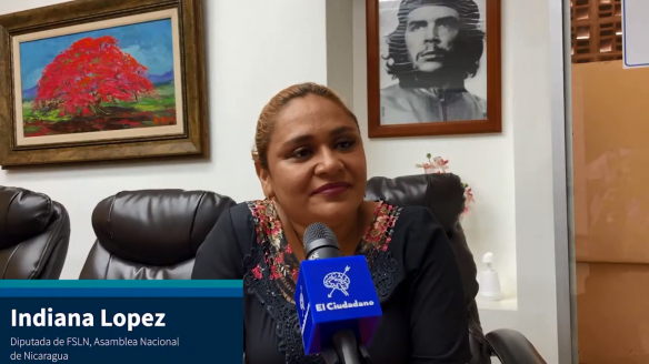 Indiana López, nueva diputada del FSLN en Managua: