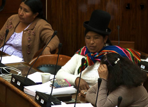 Bolivia es el tercer país del mundo con más mujeres en un parlamento Latinoamérica