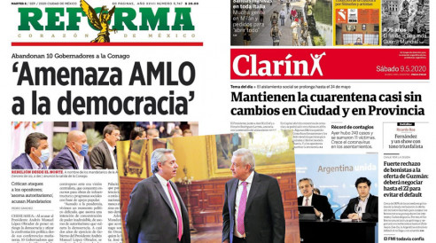 Como dos gotas de agua: Reforma y Clarín México