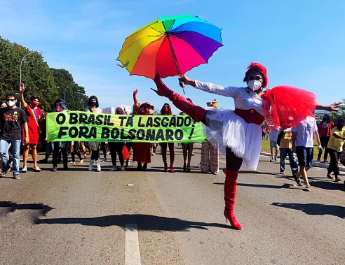 Medio millón de brasileños salieron a protestar contra Jair Bolsonaro Portada