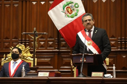 Perú: Merino juramentó su gabinete y reiteró llamado a 