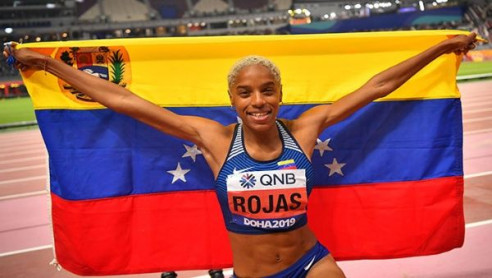 ¡Histórico! Venezolana Yulimar Rojas se coronó campeona mundial de salto triple Venezuela