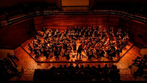 Venezolanos y colombianos se unen contra la xenofobia en la Orquesta Sinfónica de la Juventud Colombia