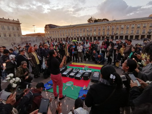Indígenas de Colombia convocan movilización nacional para rechazar genocidio de su comunidad Latinoamérica