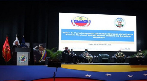Militares también recibieron taller en DD.HH. Venezuela