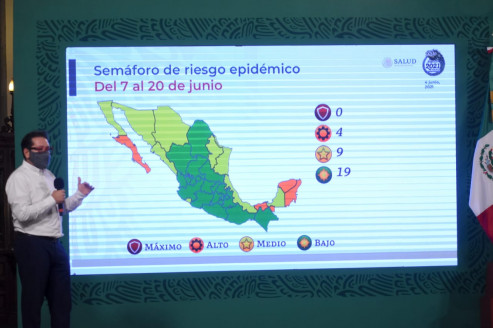 Pide López-Gatell a habitantes de la Ciudad de México que tengan prudencia ante semáforo epidemiológico verde México