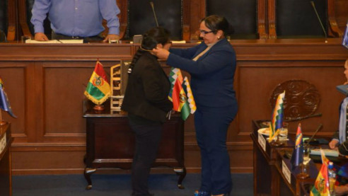 Parlamentaria del MAS es la nueva presidenta del Senado en Bolivia Bolivia