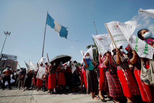 En Guatemala marcharon contra la discriminación de pueblos indígenas Latinoamérica
