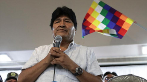Evo Morales informa que se siente 