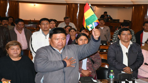 Sergio Choque es electo presidente de la Cámara de Diputados de Bolivia Latinoamérica