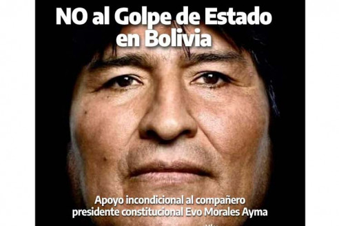 Respaldo a Evo Morales: Líderes y organizaciones de Europa se expresan en contra del golpe de Estado en Bolivia Latinoamérica