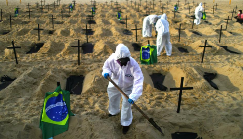 Brasil supera los 100.000 fallecidos por coronavirus y Bolsonaro afirma tener