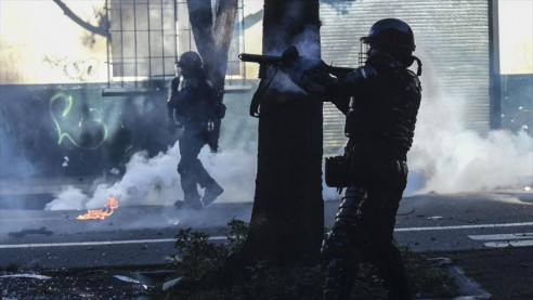 Denuncian que fuerzas policiales disparan a mansalva a civiles en Colombia Latinoamérica