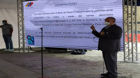 CNE presentó proceso de selección de integrantes de organismos electorales subalternos Venezuela