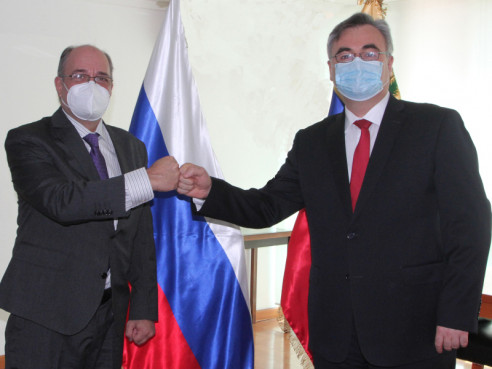 Presidente del CNE de Venezuela recibió visita del embajador de la Federación Rusa Venezuela