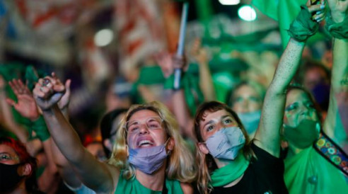 Entró en vigor la ley de aborto libre, gratuito y seguro en Argentina Argentina