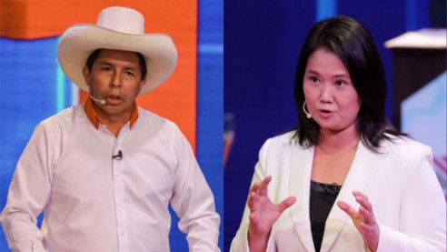 Castillo y Fujimori acuerdan realizar dos debates antes de segunda vuelta Latinoamérica