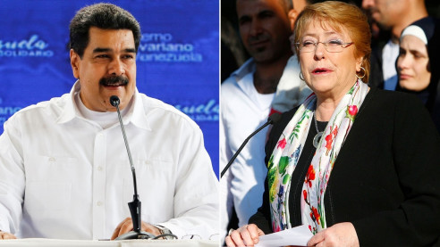 Maduro espera que visita de Bachelet mejore sistema de DD. HH. en su país Latinoamérica