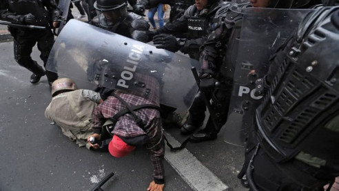 Ecuador: Van 714 detenidos en protestas contra el