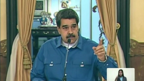 Maduro ordenó reforzar la seguridad de la embajada de EE. UU. en Caracas Venezuela