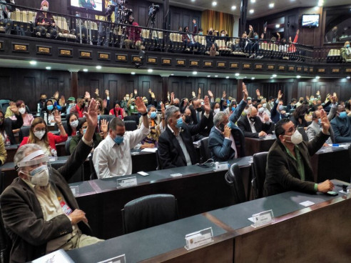 AN venezolana aprobó acuerdo que invalida actos legislativos del período anterior Venezuela