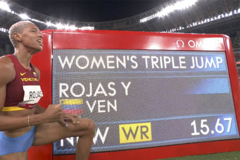 Venezolana Yulimar Rojas logró la medalla de oro en Tokio con un nuevo récord olímpico y del mundo Actualidad