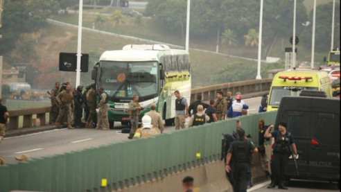 Fue abatido secuestrador de autobús en Río de Janeiro Latinoamérica