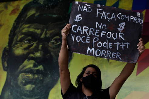 Ola de protestas en Brasil por brutal asesinato de un hombre negro en un supermercado Brasil