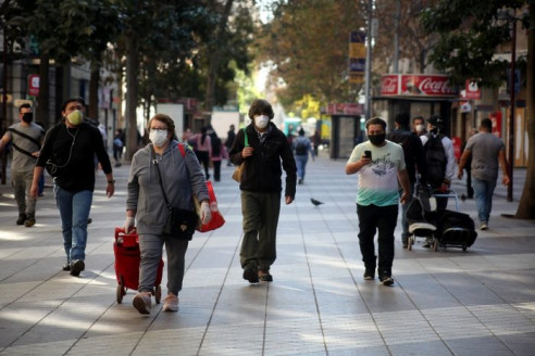 OMS advierte por evolución de la pandemia en Chile y dice que es el 