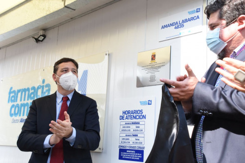 Municipio de Macul inauguró su segunda Farmacia Comunal en calle Amanda Labarca Chile