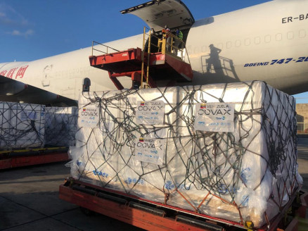 Arribaron a Venezuela 3.1 millones de vacunas del mecanismo Covax Actualidad