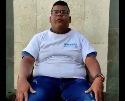 (Video) Dirigente Daniel Marín retira su apoyo a David Uzcátegui por