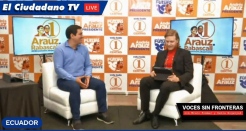 Andrés Arauz, candidato a la presidencia de Ecuador: