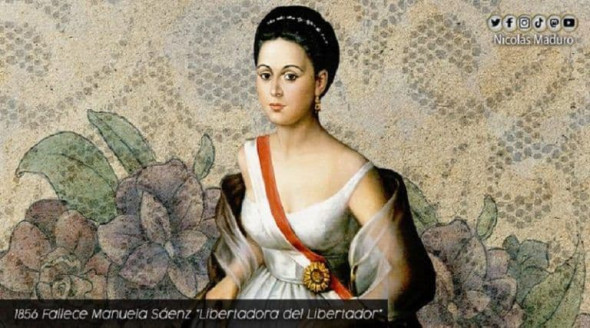 Jefe de Estado resalta valentía de Manuela Sáenz Venezuela
