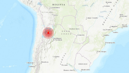 Noroeste de Argentina fue sacudido por sismo de magnitud 6,1 Argentina