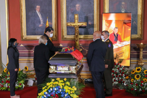Diputado venezolano Earle Herrera recibió honores en capilla ardiente Venezuela